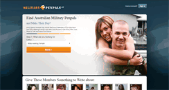 Desktop Screenshot of militarypenpalsau.com
